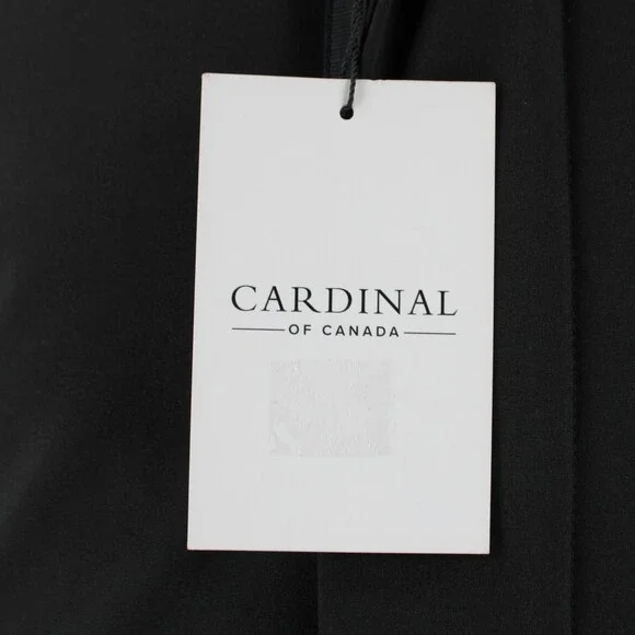 Cardinal of Canada NWT Polyester Blend Down Coat Size Small US In Solid Black